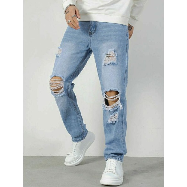 Ripped Jeans Pria
