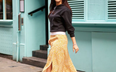 Tampil Keren dengan 9 Ide Padupadan Outfit Slit Skirt