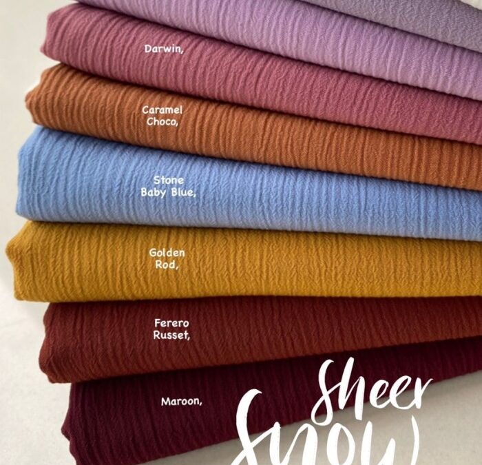 Inspirasi Padupadan Busana yang terbuat dari Bahan Sheer