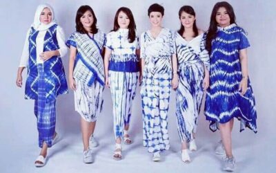 Jenis Busana yang Menggunakan Bahan Kain Shibori