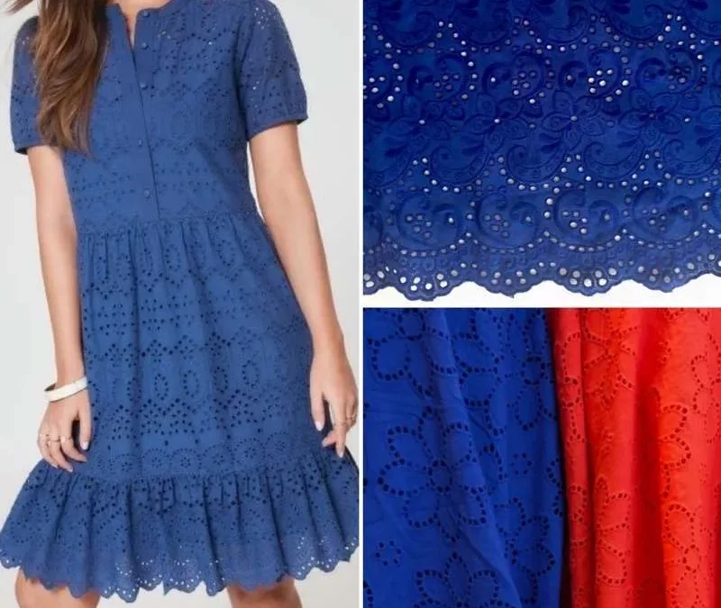 Mengenal Ciri Khas Katun Bordir Eyelet dan Pemanfaatannya