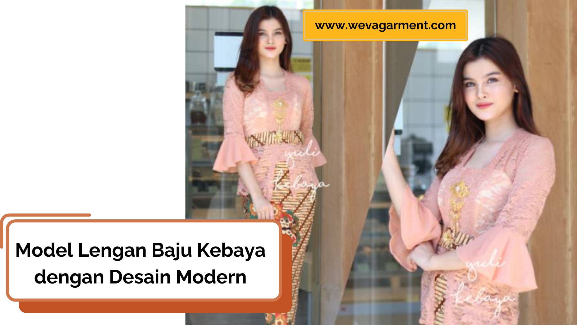 Model Lengan Baju Kebaya dengan Desain Modern