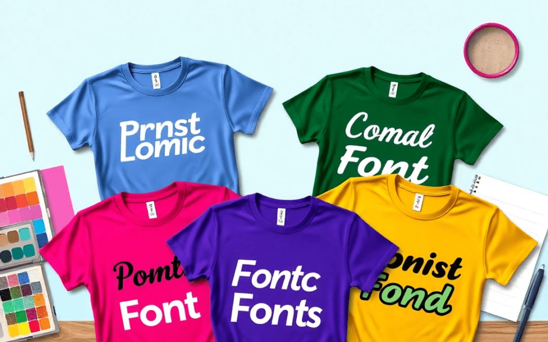 15 Jenis Font Rekomendasi untuk Desain Kaos