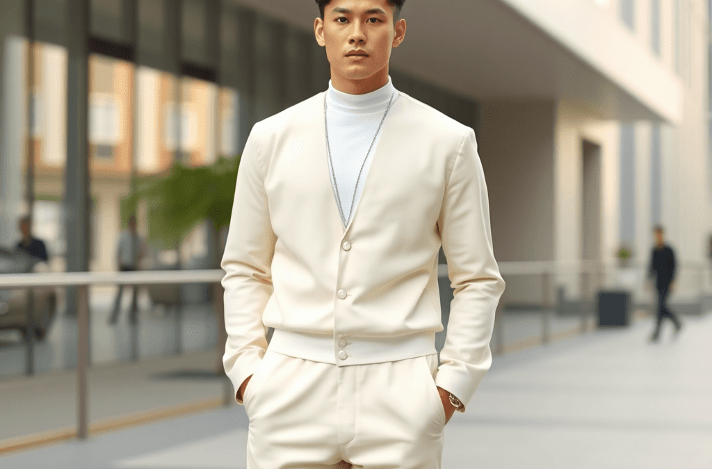 5 Jenis Style dan Warna Baju yang Cocok dengan Celana Putih Cream Pria
