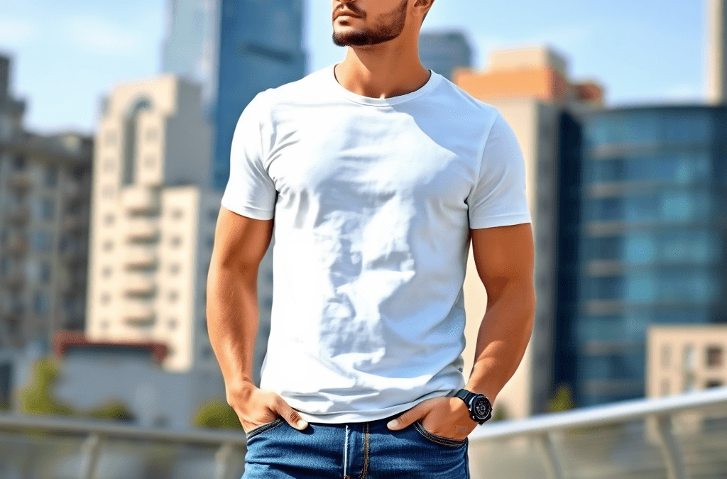OOTD Kaos Putih yang Keren untuk Cowok